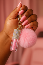 Load image into Gallery viewer, Changing color lip oil keychain
