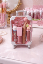 Load image into Gallery viewer, Mini Pink Travel Beauty Kit - Luggage Case Edition
