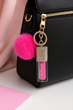 Load image into Gallery viewer, Changing color lip oil keychain
