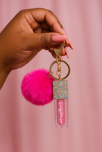 Load image into Gallery viewer, Changing color lip oil keychain
